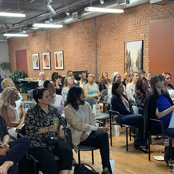 Women at the event place